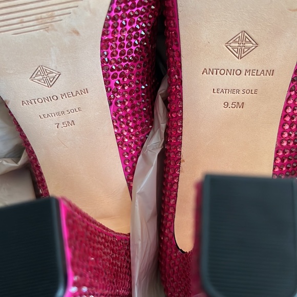 Antonio Melani x Breast Cancer Awareness Capsule Hotfix Rhinestone Platform Pump - Picture 13 of 13